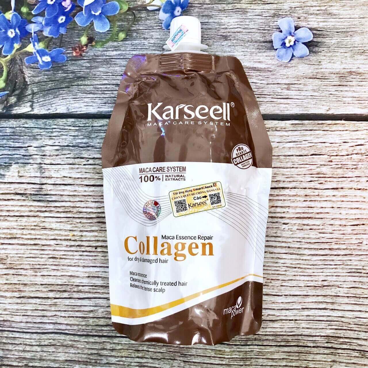 Dầu ủ tóc Collagen Karseell Maca